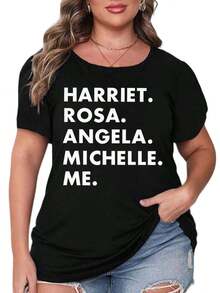 Oversized Style For Women, Harriet Rosa Angela Michelle Me Teacher T-Shirt, Oversize Type Shirt For Women, Perfect For Holiday Parties Or Gift Giving, Soft And Comfortable