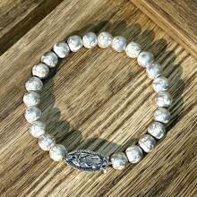 1st/Maagd Maria Armband Met Natuurlijke Turquoise Perfecte Dames Mode Armband