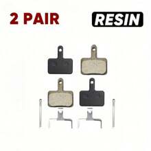 2/4 pares de pastillas de freno de resina para componentes de bicicleta Marca B01S Pastillas de freno hidráulicas resistentes al desgaste para MTB Pastillas de freno para B03S B05S Accesorios de bicicleta
