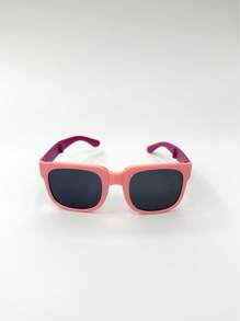 1副可折叠方形框架简约儿童眼镜 - 彩色 - 查看 12