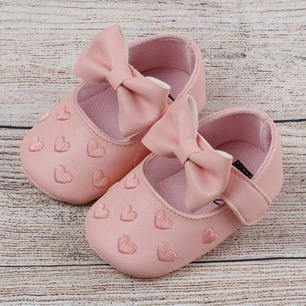 Zapatos Bebe Niña Hermosos Cómodos Varios Colores Corazones,Zapatos del niño del bebé, zapatos de bebé de suela suave