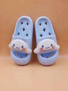 Sanrio Cinnamoroll 女童拖鞋 卡通鞋 防滑 可爱卡通室内浴室洗澡沙滩鞋 儿童 | Sanrio 鞋 - 藍色 - 查看 3