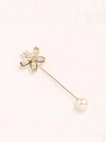 High-End Breastpin Anti-Exposure Brooch Jewelry Pearl Decoration Pants Waist Clip Clothes & Skirt Waist Fixing Device, Waist Cincher