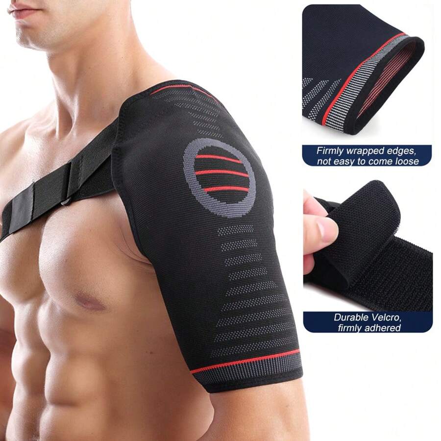1pc Recovery Shoulder Brace For Men And Women, Shoulder Stability Support Brace, Fit Sleeve Wrap, Relief For Shoulder Injuries And Tendonitis Gym Gym Accessories