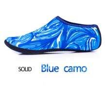 1 Pair (Lycra) Unisex Beach/Snorkeling/Diving Leg Warmers, Suitable For Adults & Kids, Swimming, Snorkeling, Diving, Anti-Slip, Breathable, Flexible, 3mm Neoprene Material, Available In Multiple Sizes And Colors - Mint Blue - View 10