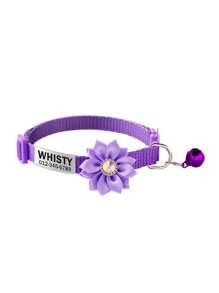 1pc Customized Rhinestone Flower Decor Pet Collar, Cartoon Anti-Choking Buckle Adjustable Size, Suitable For Cats Under 5kg Or Small/Medium Dogs, Personalized Label,Christmas Gift Supplies - Multicolor - View 14