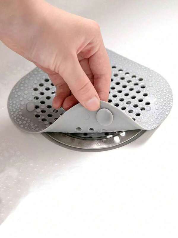 Haarfilter, Spülbecken Anti-Verstopfungs-Filter, Badewanne Dusche Bodenablauf Stöpsel, Silikon Küchen Geruchsfilter, Bodenablauf Abdeckung Küchenspüle Filter Abwasserbecken Filter Badezimmer Silikon Haar Haar zum Sammeln Bodenablauf Abdeckung, Verschleißfest, Stoßfest