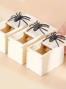 1pc Spider Prank Box, Practical Joke Toy, Prank Your Best Friend, Festival Gift, Birthday Gift, Perfect Gift, Gift, Toy, Easter Gift, April Fool's Day Gift, Halloween Gift, Christmas Gift