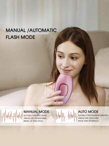 zs 1pc IPL Laser Hair Removal For Women, 500,000 Flashes Painless Hair Remover With 5 Power Levels, At-Home Device For Body, Bikini, Legs, And Underarms - 查看 6