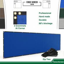 4' 5' 6' 8' Tall Outdoor Fence Privacy Screen Shade Cover Windscreen Mesh Garden