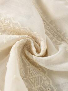 2pcs/Set Girls' Bohemian Style Sleeveless Top + Long Pants, Beige, Spring/Summer - Apricot - View 7