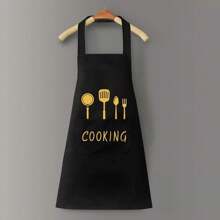 New Waterproof And Oil-Resistant Apron For Men And Women, Kitchen Cooking Home Use Anti-Stain