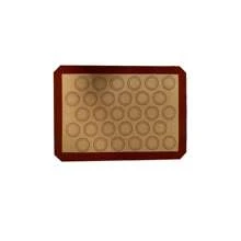 Juego de tapetes de silicona para hornear macarons - 4 paquetes de láminas de hornear reutilizables antiadherentes y resistentes al calor, tapetes de silicona multiusos para hornear, aptos para lavavajillas, ideales para Navidad, Acción de Gracias, Día de San Valentín, Día de la Madre, Día del Trabajo - 16.6x11.6 pulgadas