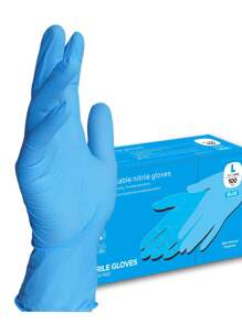 100/50/30/10pcs Prune Disposable Nitrile Gloves, Waterproof, Oil-Proof, Thick, Suitable For Kitchen, Beauty, Household, Suppliers For Kitchen, Bathroom, Home Cleaning, Household Products