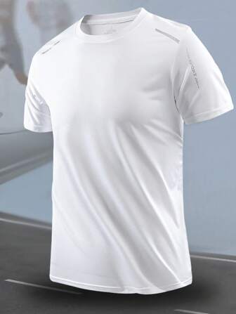 Sports&Outdoor T-Shirts Men Outdoor Apparel Spring And Summer Clothing Active Tops Short Sleeve Daily&Casusl Running&Workout Comfortable Loose Tennis & Golf Hockey Equestrian