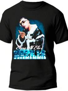 Negra Hombre Malilla Casual 100% Algodón 220g - Negro - Ver 1