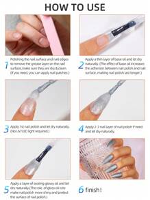 8 件/套 6ml 马卡龙色指甲油套装，彩色指甲油水性亮光珐琅，凝胶抛光底漆和面漆，适合女士、女孩沙龙、DIY 家庭美甲、节日庆祝、情人节礼物