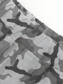 1pc Teen Boy Casual Loose Fit Cargo Pants, Straight Leg, Outdoor Sports, Suitable For Spring And Autumn - Multicolor - View 5