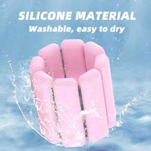 MEIYIXING 1 Pair Of Luminous Wrist And Ankle Weight Sets, Safer For Night Training, 1 Pound (450 Grams), 2 Pounds (920 Grams), Adjustable Fitness Weights, Resistance Training Straps, Pink Silicone Skin-Friendly Material, Wearable Aerobic Exercise Equipment For Both Men And Women Gym Accessories - Multicolor - View 5