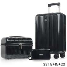 5 Piece Set - Luggage Set Durable, Lightweight, And Secure Travel Companion With Silent Spinner Wheels, TSA Lock, And Multi-Size Options, 100% PC Hard Shell & Aluminum Pull Handle, 20 Inch, 24 Inch, 28 Inch,