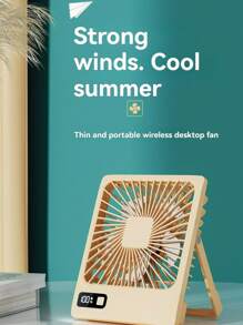 New Desktop/Wall-Mountable USB Small Electric Fan, Portable For Home, Student Dorms, Bedside, Compact Mini Design