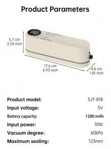 Fully Automatic Vacuum Sealing Machine - One Click Operation, Capable Of Rapid Sealingpreservation, Space Saving, Multi-Functional Snacks, Meat, Fruits And Vegetableshousehold Food Packaging Solution - Multicolor - View 11
