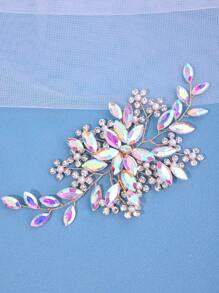 1 Stück eleganter kristallverzierter handgefertigter Haarreif für Damen, Braut Hochzeit Party Accessoire Geschenk