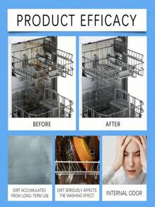 洗碗机清洁泡腾片 除油污水垢 家用厨房洗碗机清洁除异味（新旧款随机发货）