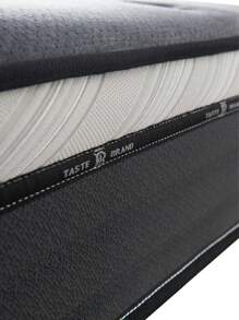 Pocket Spring Memory Foam Hybrid Mattress Natural Latex Orthopedic Foam Compressed Roll Packed In Box - Black - View 2