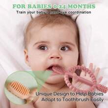 1 Piece Silicone Teether Baby Chew Teething Toys,For 6 To 12 Months And For Babies 12-18 Months Baby Boy And Girl