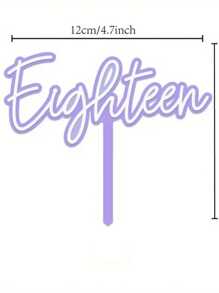 1pc Customizable Double-Layer Acrylic Birthday Cake Topper - Double-Layer Personalized Name Design, Perfect Party Decoration, Birthday Accessory, Wedding Decor,Multi-Functional,Adjustable,Durable,Ornamental,Reusable,Exquisite,Adorable,High-Quality,Modern,Colorful,Cute,Comfortable,Stylish,Custom,Personalized,Unique,Ideal Gifts For Him,Ideal Gifts For Her,Boyfriend,Girlfriend,Dad,Mom,Family,Friends,Son,Daughter,Office,Tea Room,School,Home,Home Refresh