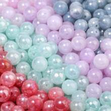 8 毫米镀天然天使石玉石珠子适用于手链项链 DIY 饰品珠宝制作手工配饰 - Beads - 查看 2