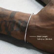 Snake Chain Bracelet For Men Women, Silver Gold Fashion Basic Bracelet,Adjustable Size Bracelet Jewelry,Elegant And Minimalist Stainless Steel Jewelry Gift,Party Jewelry Gifts Christmas Jewelry Gifts - Snake - View 4