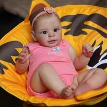 Reborn Baby Dolls Girls 20 Inch Soft Body Realistic Newborn Full Body Vinyl Anatomically Correct Real Life Baby Dolls Reborn Babies Girls That Look Lifelike Baby - 彩色 - 查看 5