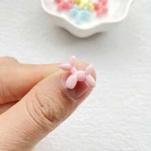 20/30/50pcs Colorful Mini Mixed Style Cartoon Puppy Charm - For DIY Nail Art, Scrapbooking, Wedding Earrings & Jewelry Crafts, Odorless, Cartoon Animal Flat Back Resin Decoration