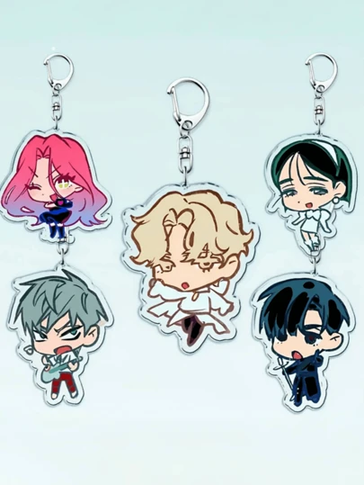 1 件可爱的亚克力动漫钥匙扣。特色是包袋配饰、有趣的珠宝和粉丝 S。非常适合男朋友、女朋友、家庭成员、老师、派对和手机装饰。、友谊钥匙扣/女士钥匙扣/包袋饰物/钥匙扣学校卡通汽车配件哥特 Y2k 万圣节配饰教师节圣诞节礼物创意包袋挂绳带身份证夹