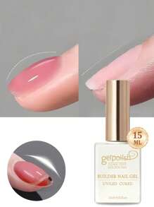 15ML Clear Building Nail Gel Nail Polish For Strengthener Gel Extension Gel Base Coat In A Bottle Soak Off Uv Led Gel Nail Extension
