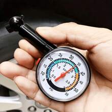 1pc High Precision Multifunctional Car Tire Pressure Gauge - Mechanical Air Pressure Meter For Emergency Detection - Default - View 5