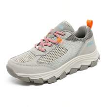 Women's Outdoor Sports Hiking Shoes With Breathable Upper And Anti-Slip Sole - Beige - View 2
