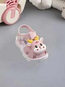 Children's Pearl Heart Sandals Roman Cross Girls 2025 Korean Style All-Matching Fashionable Western-Style Anti-Slip Soft-Sole Sandals