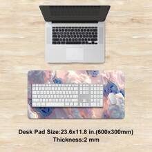 1 件 飘进东方梦境：精致云朵 - 图案鼠标垫游戏鼠标垫多尺寸键盘桌垫橡胶防滑办公鼠标垫办公桌配件键盘桌垫适用于学校办公室家庭礼物送给朋友家人