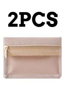 迷你拉链珠宝收纳袋，适合女孩，透明 PVC 可见耳环戒指手链收纳袋 - 彩色 - 查看 11