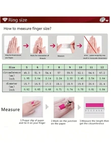 1 Set 18K Gold Plated Stainless Steel Stackable Plain Band Rings, Personalized Rings For Women, Party Favor, Ins Style, Women Jewelry, Halloween, Christmas, Delicate Gift - Multicolor - View 7