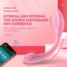 HaoQi Jouet sexuel adulte à télécommande intelligente HaoQi, double extrémité flexible avec application, jouet sexuel adulte pour femmes