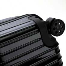 Candy-Colored 20" Suitcase Zipper Password Box Multidirectional Rolling Luggage, 29" Large Capacity Student Password Box Portable Suitcase For School, Travel, Trips Bag For School School Accessories School Stuff - Black - View 10