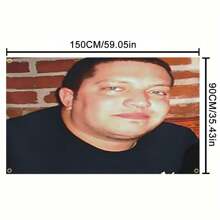 Funny Sal Vulcano Unrealistic Clown Meme Tapestry Funny Flag Wall Decor,Home Decor,Flags For Room,Banners For Room,Guys Man Cave,Modern Music Art Tapestry Banner Gift - Multicolor - View 6