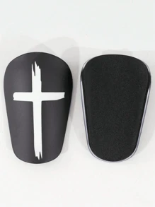1 Pair Mini Creative Football Shin Guards, Mini Sports Knee/Leg Pads
