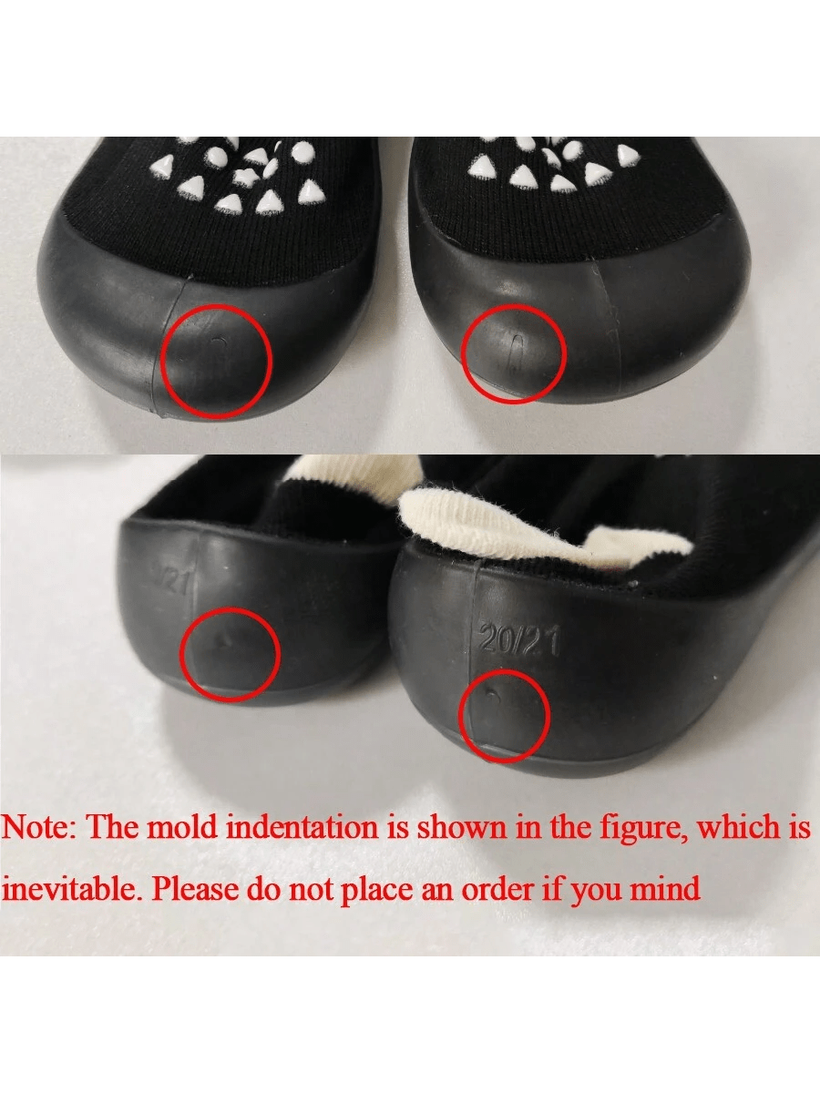 زوج واحد من جوارب الأطفال الناعمة السيليكون ذات أس...