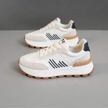 新款 J6101 运动泰迪熊鞋，韩版休闲运动鞋，透气网眼鞋面，厚底女鞋 - 藍色 - 查看 8