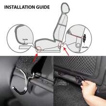 1PC PU Leather Front Car Seat Cover, Car Seat Bottom Cushion, Anti-Slip And Full Wrap Driver Car Seat Protector, Luxury Waterproof Bottom Auto Seat Cushion, Car Chair Pad Mat For Most Vehicles - one-size - View 7